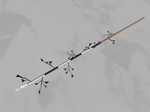 几种很特别的冷兵器, 狼筅的长度有5米左右