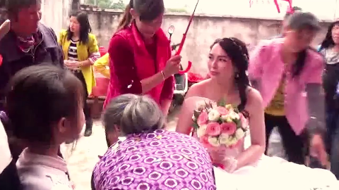 广西贵港平南农村结婚结婚视频:接美丽新娘回