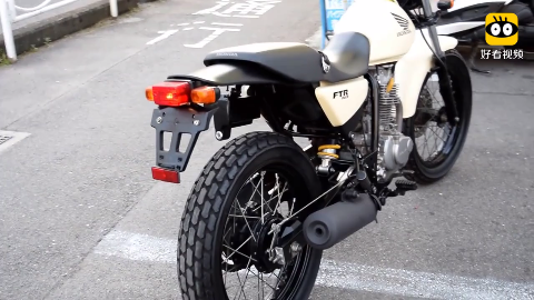 实拍本田ftr223,这车估计没几个人见过!