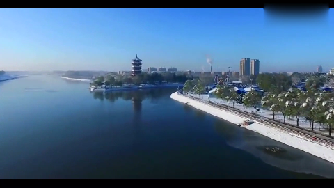 航拍吉林梅河口的冬天美景原来不全是白雪皑皑