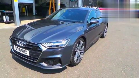 实拍新款奥迪a7 sline怎能一个帅字形容