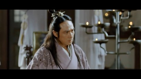 吴镇宇饰演庞涓给孙红雷饰演的孙膑梳头最后决定施髌刑