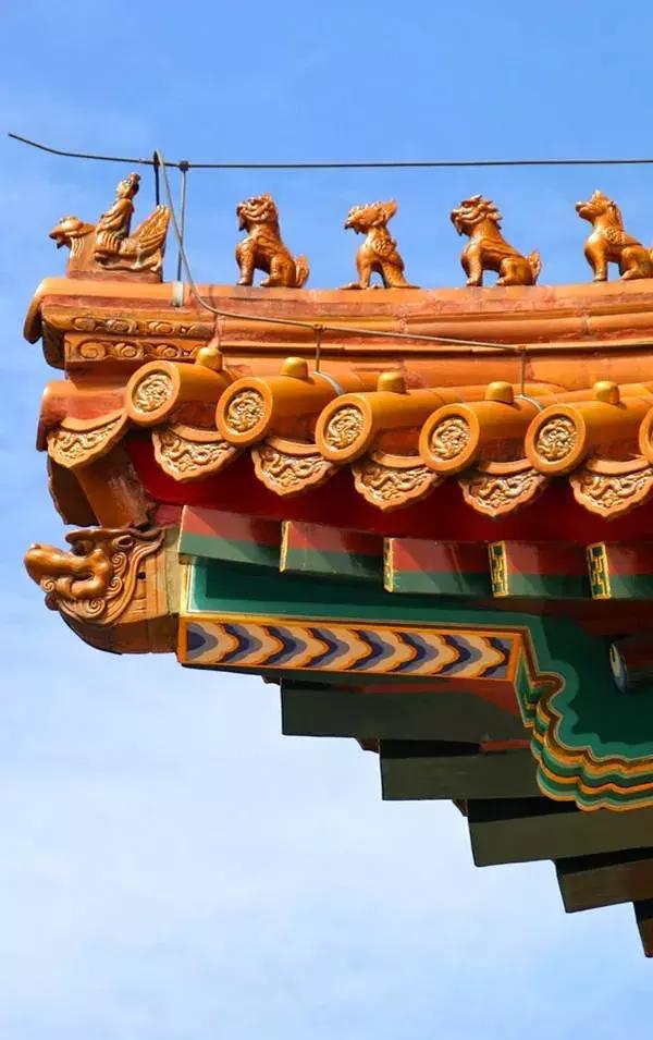古代建筑屋脊上的神兽都是什么？