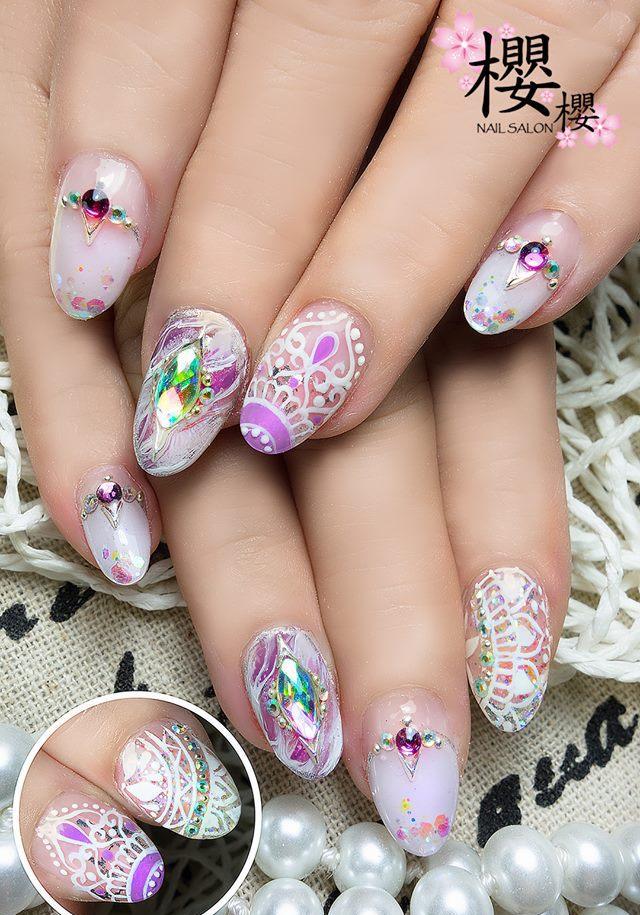 樱樱日式美甲沙龙作品欣赏第三波