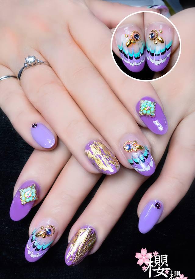 樱樱日式美甲沙龙作品欣赏第三波