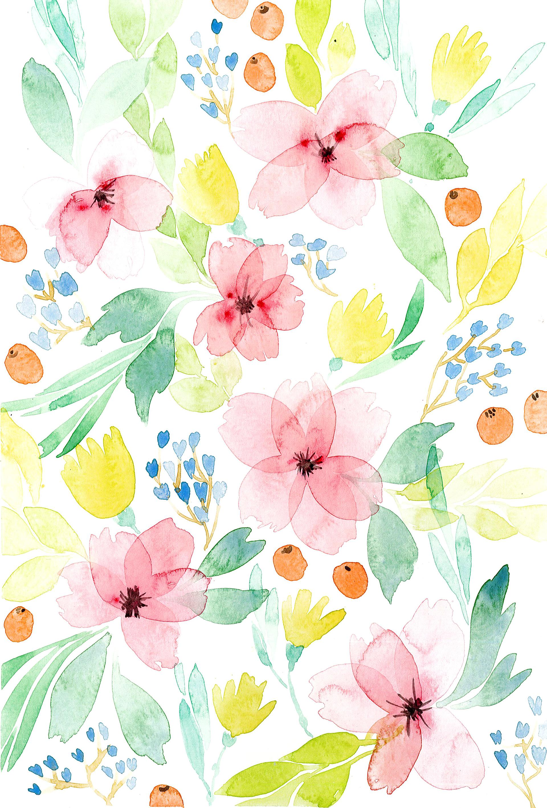 插画花卉图案 / by.iisa mönttinen|插画|花卉|图案_新浪新闻