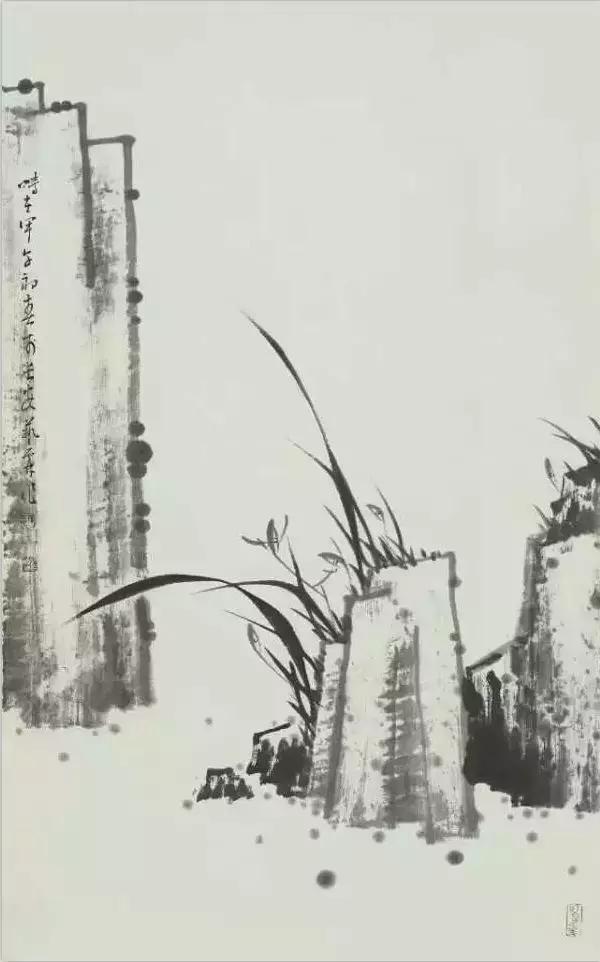 画家周艺霖号鹤儒,原名周甲寅,陕西白水县人.