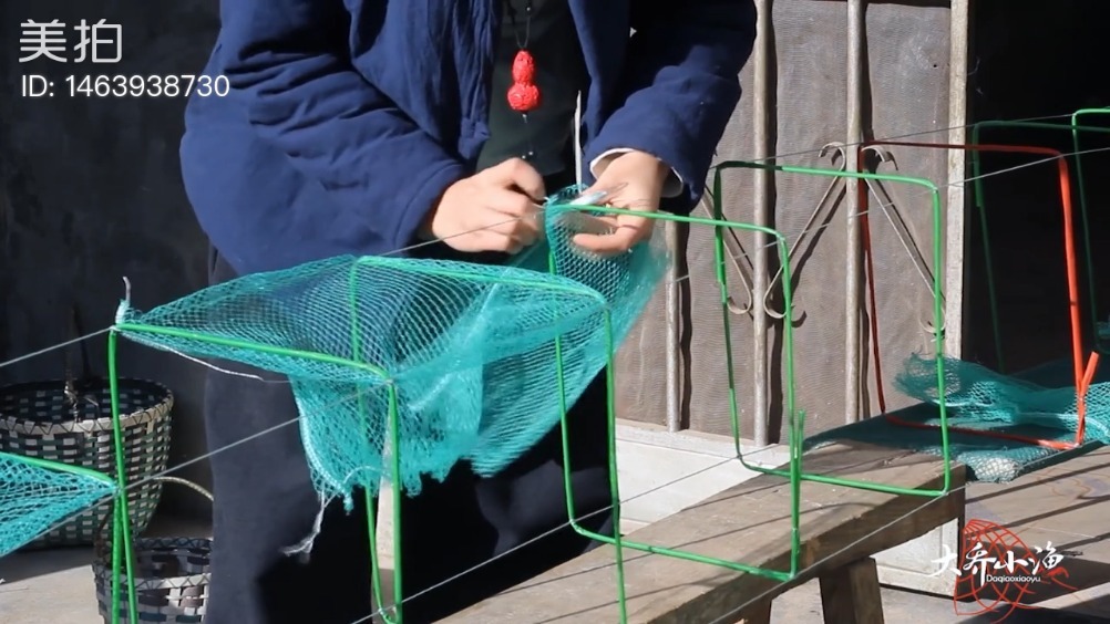传统手工地笼编织,渔民的老方法是机器仍旧无法替代的,精选 手工 67