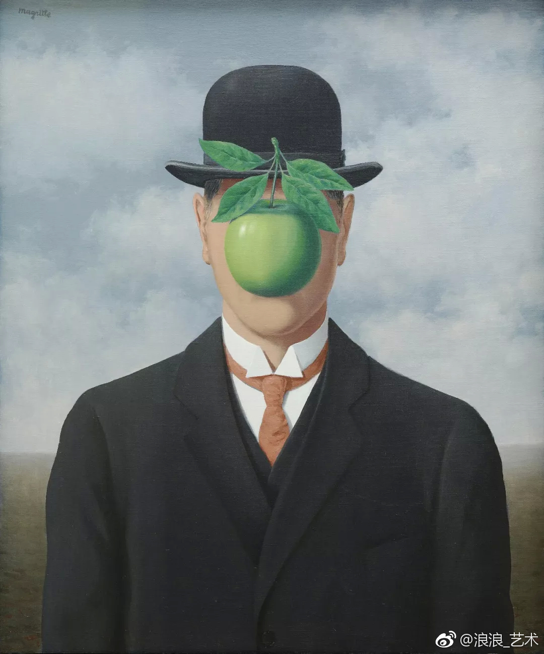 马格里特,油画欣赏.