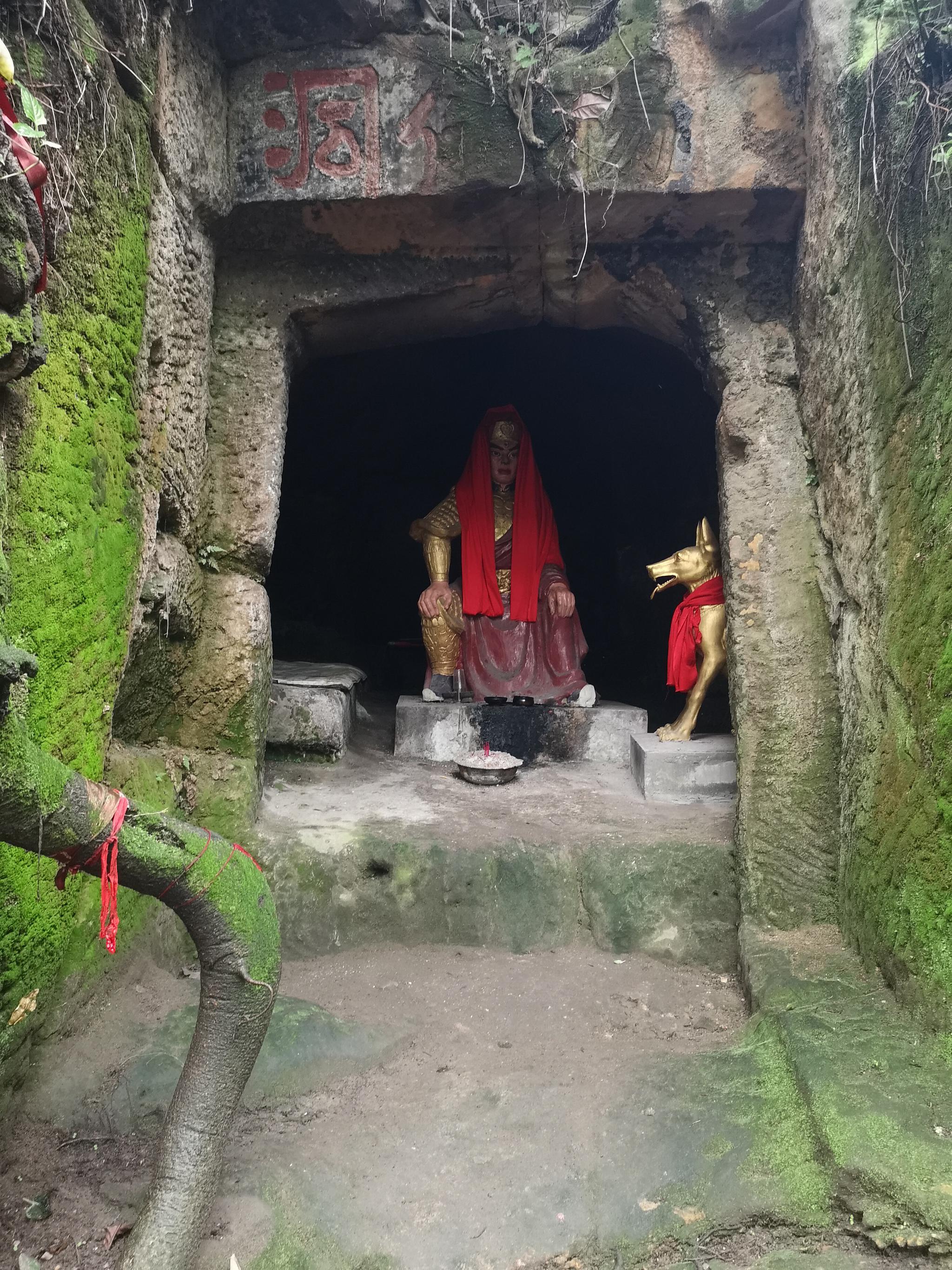 宜宾真武山道教古建筑群图4是道观里的喵咪