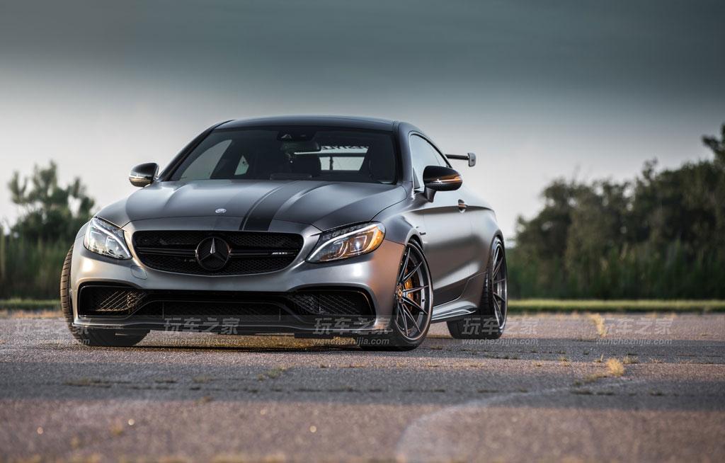 优雅的猛兽 奔驰c63s coupe改装klassen id轮毂