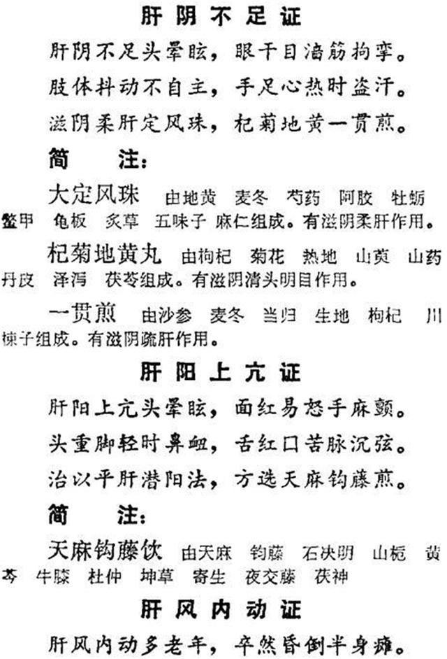 中医诊治常识:肝阳上亢,肝阴不足