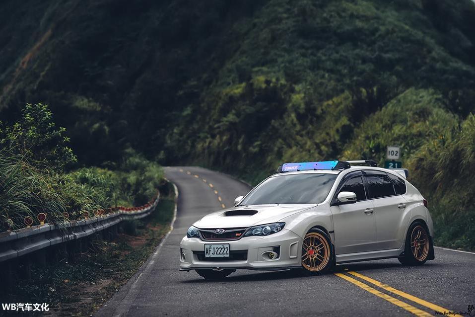 改装车摄 爆美的扫把佬 Impreza Grf Sti