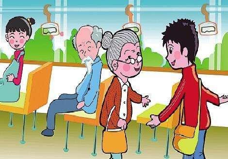 乘坐公交车,你让座给我天经地义,孕妇也不例外,因为我是老人!