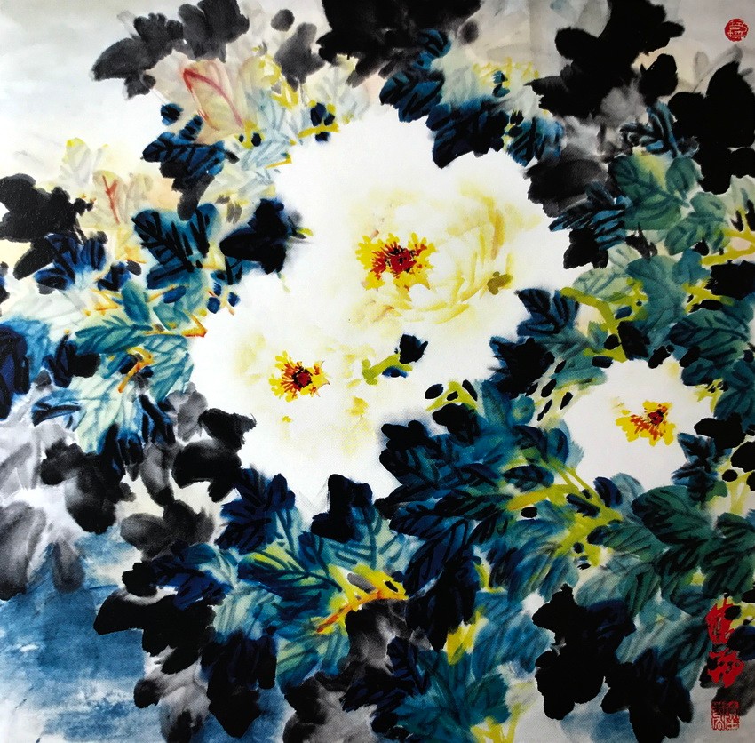 春意牡丹舞东风:陈枫国画写意牡丹撷英