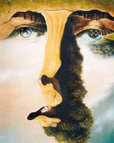 考眼力你看到了一张脸对吗把图倒过来会有不一样的发现