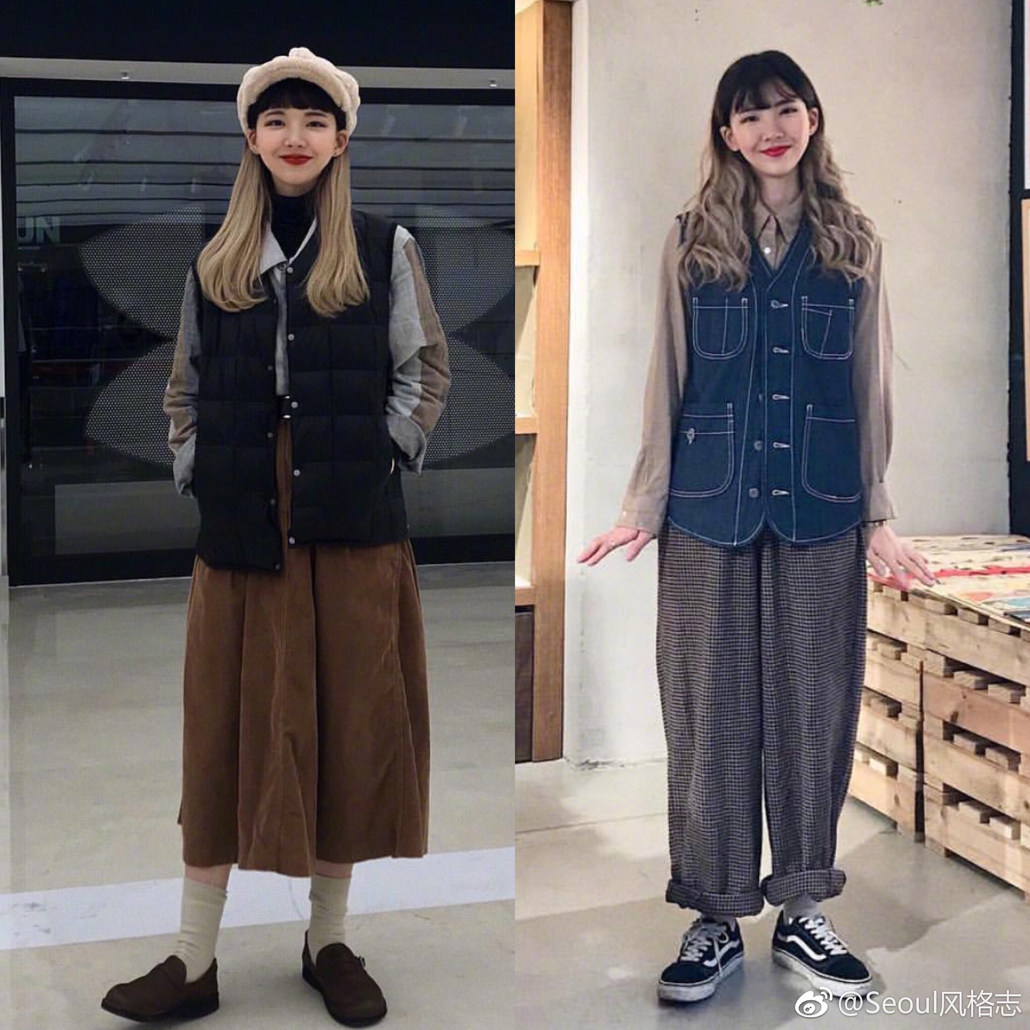 梨大学生的小姐姐yeonjoo的秋季日常休闲穿搭