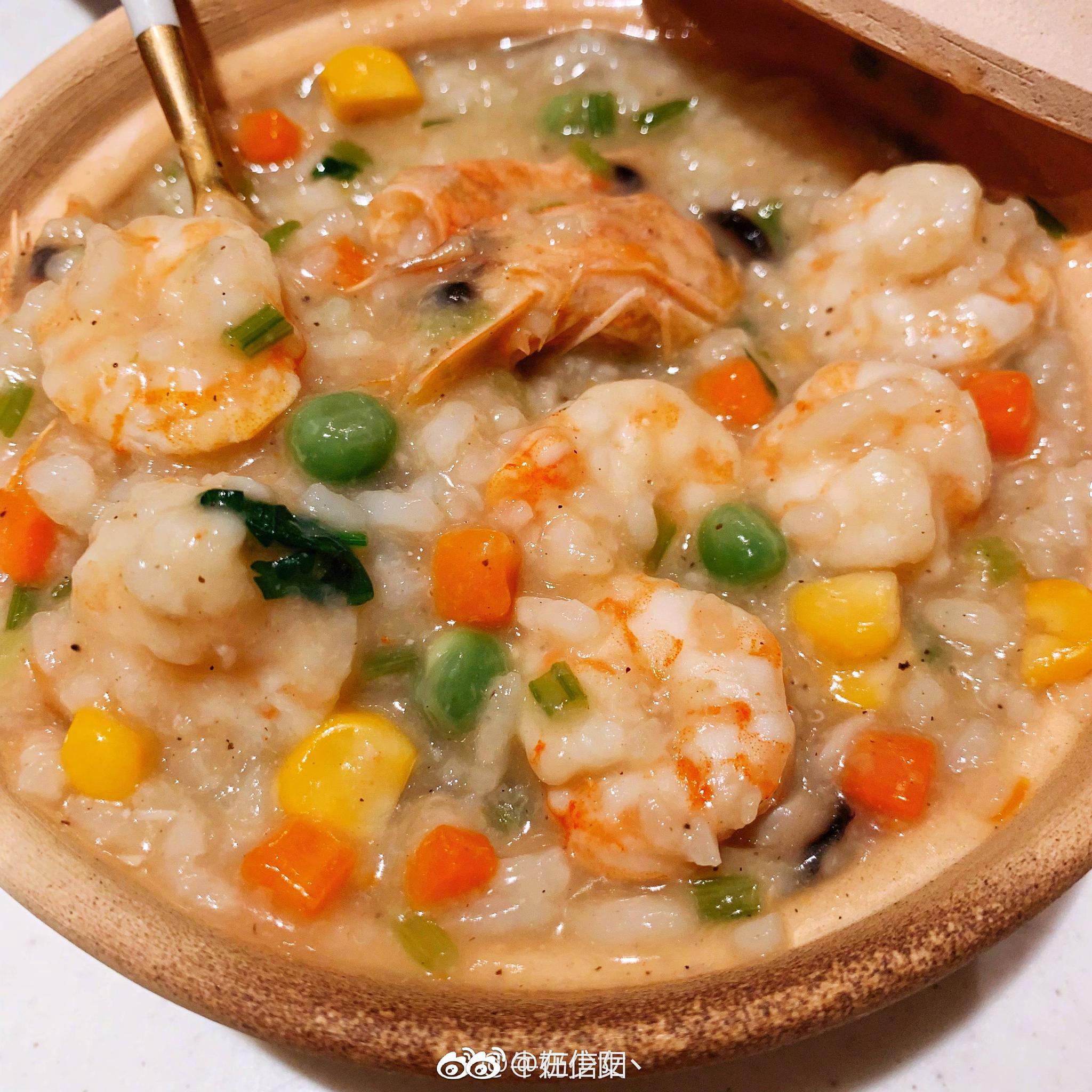 鲜虾粥