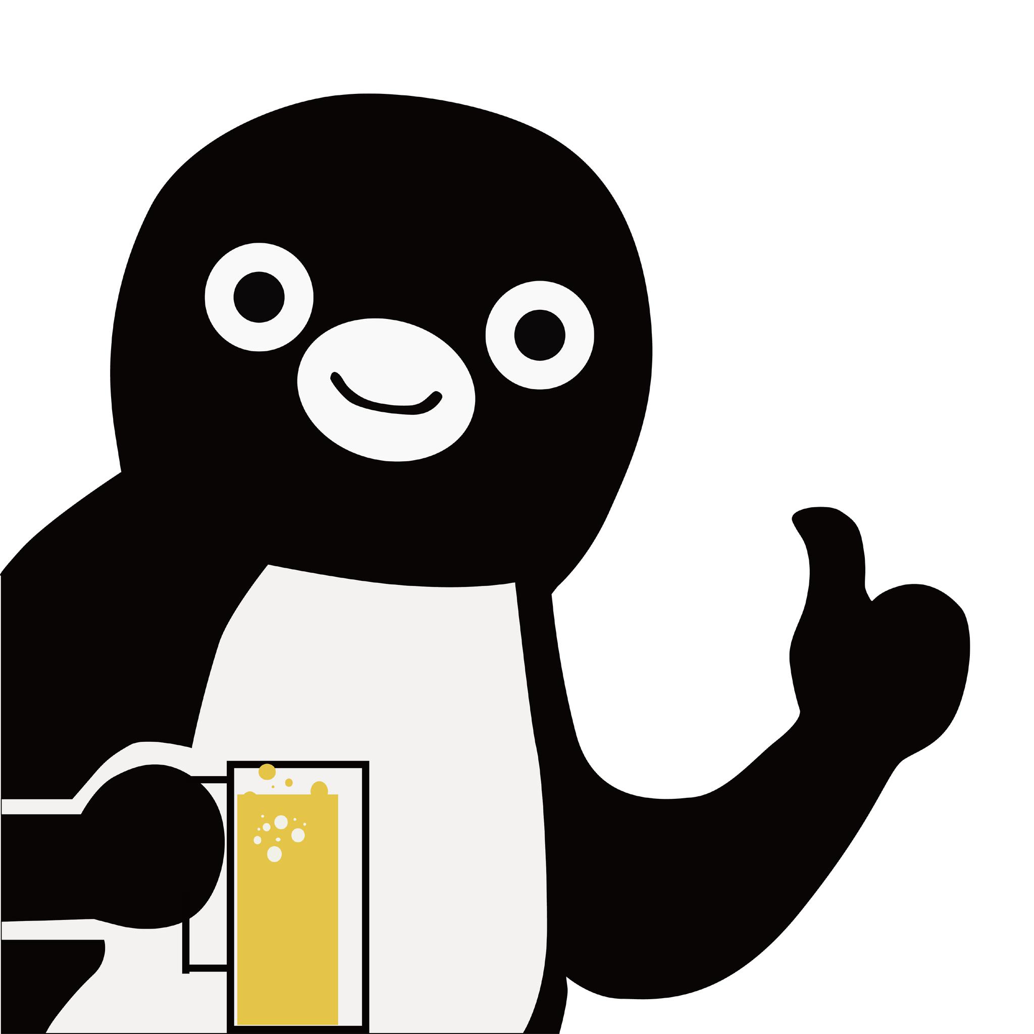 绘了一个清晰的黑色鸭子?企鹅?识别不出来