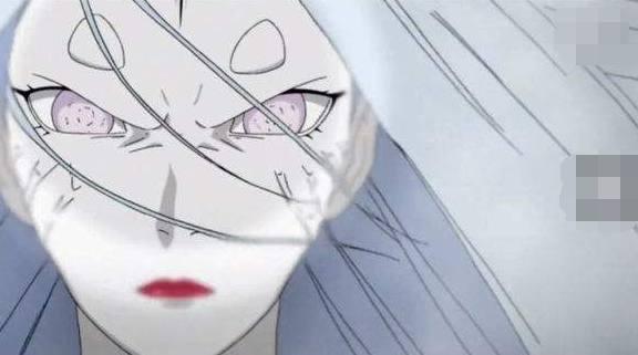 辉夜姬是火影忍者正篇剧情的大boos,拥有写轮眼,轮回眼,白眼三种瞳术