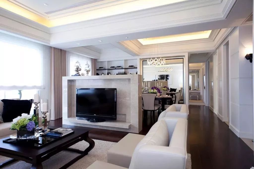 电视背景墙一定要这样装,通透实用,非常漂亮!