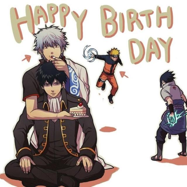 当无节操动漫银魂遇上火影忍者银桑真是百搭和谁都能配一脸