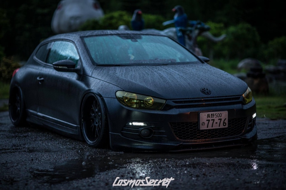 深邃的黑色隐藏着无限魅力,大众尚酷打造成超帅黑武士!