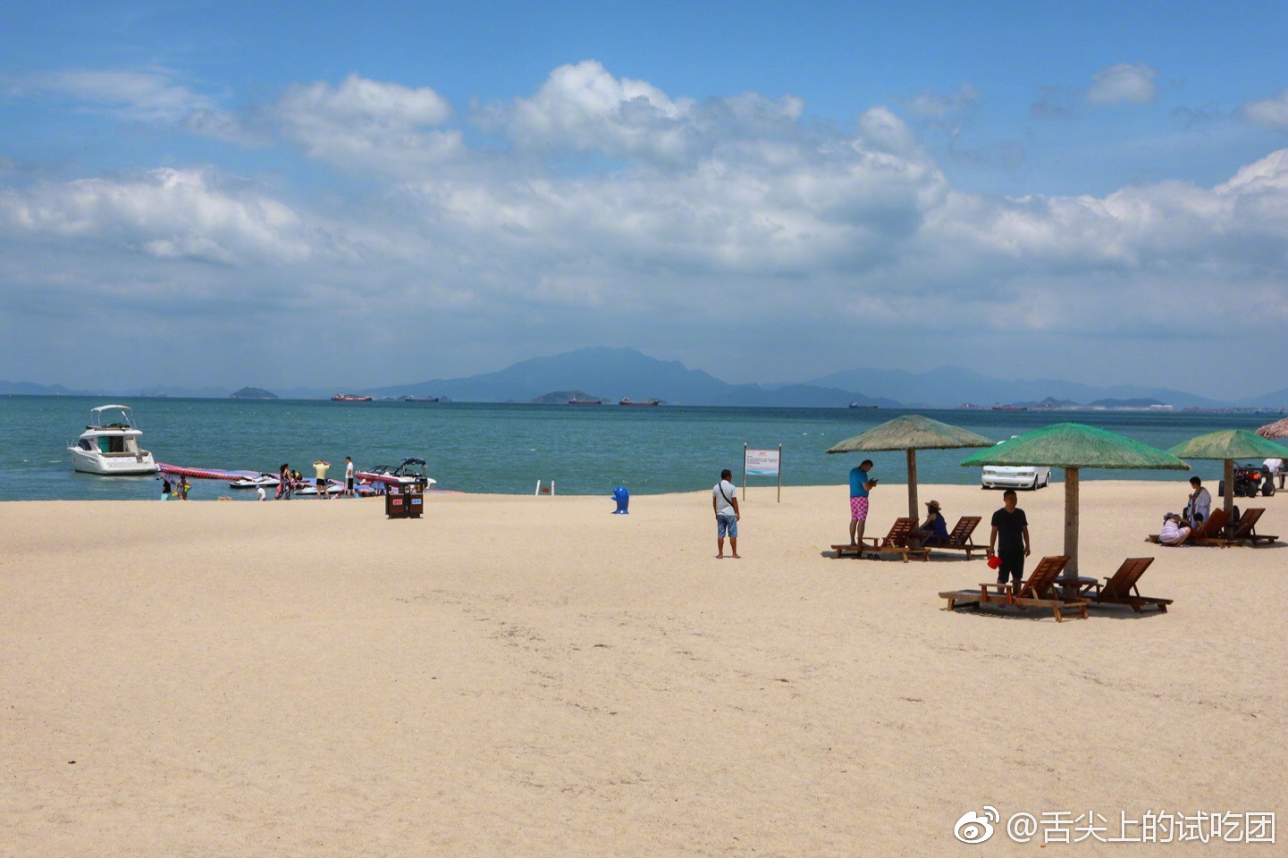 来过惠州巽寮湾多次,喜欢这里的蓝天碧海白沙滩