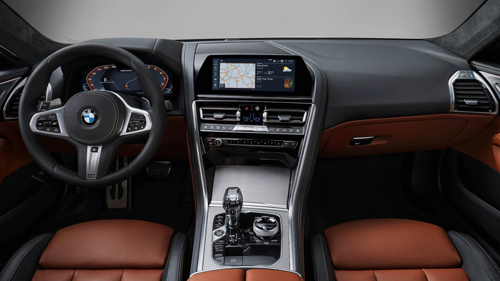 宝马8系内饰官图发布