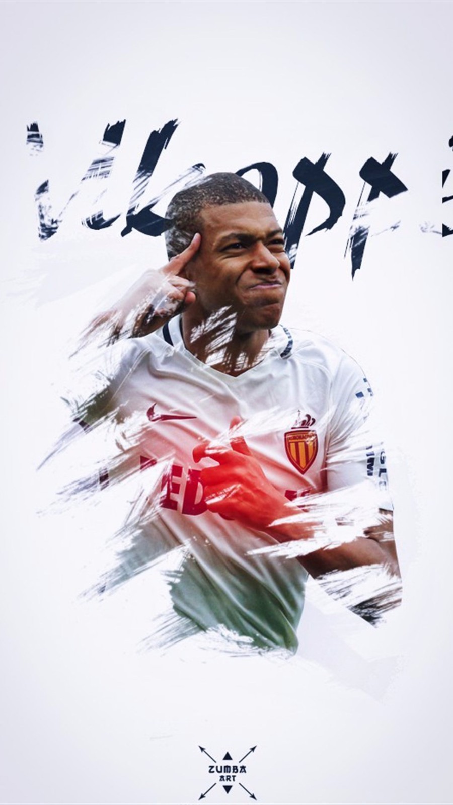 手机壁纸第71期:2018俄罗斯世界杯足球新星姆巴佩