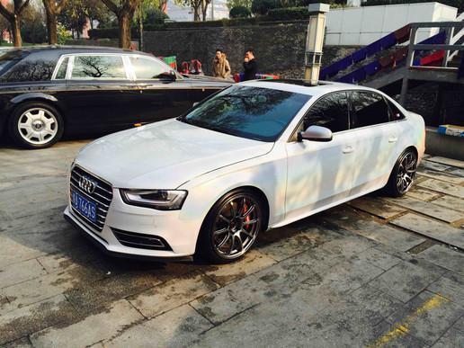 奥迪a4l外观改装案例 走心摄影大片