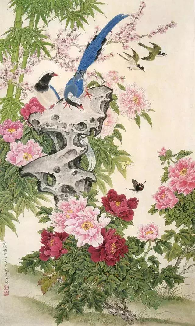 精选工笔牡丹40张,美到窒息!|工笔|花鸟画|工笔画_新浪新闻