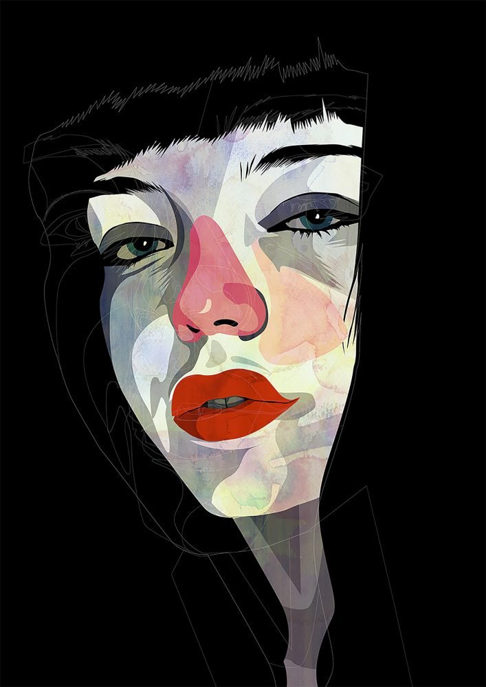 肖像画作 | 智利插画师,平面设计师alvaro tapia hidalgo