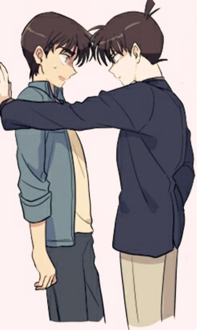 《名侦探柯南》工藤新一的壁咚秀,新一壁咚基德的表现最热情