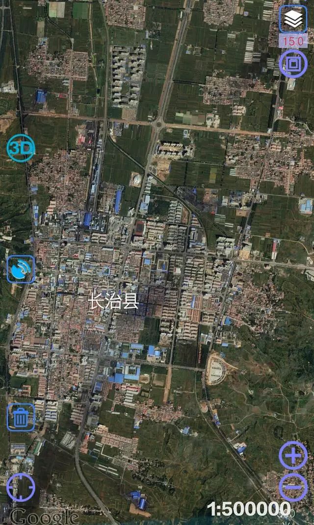 长治县卫星地图▽