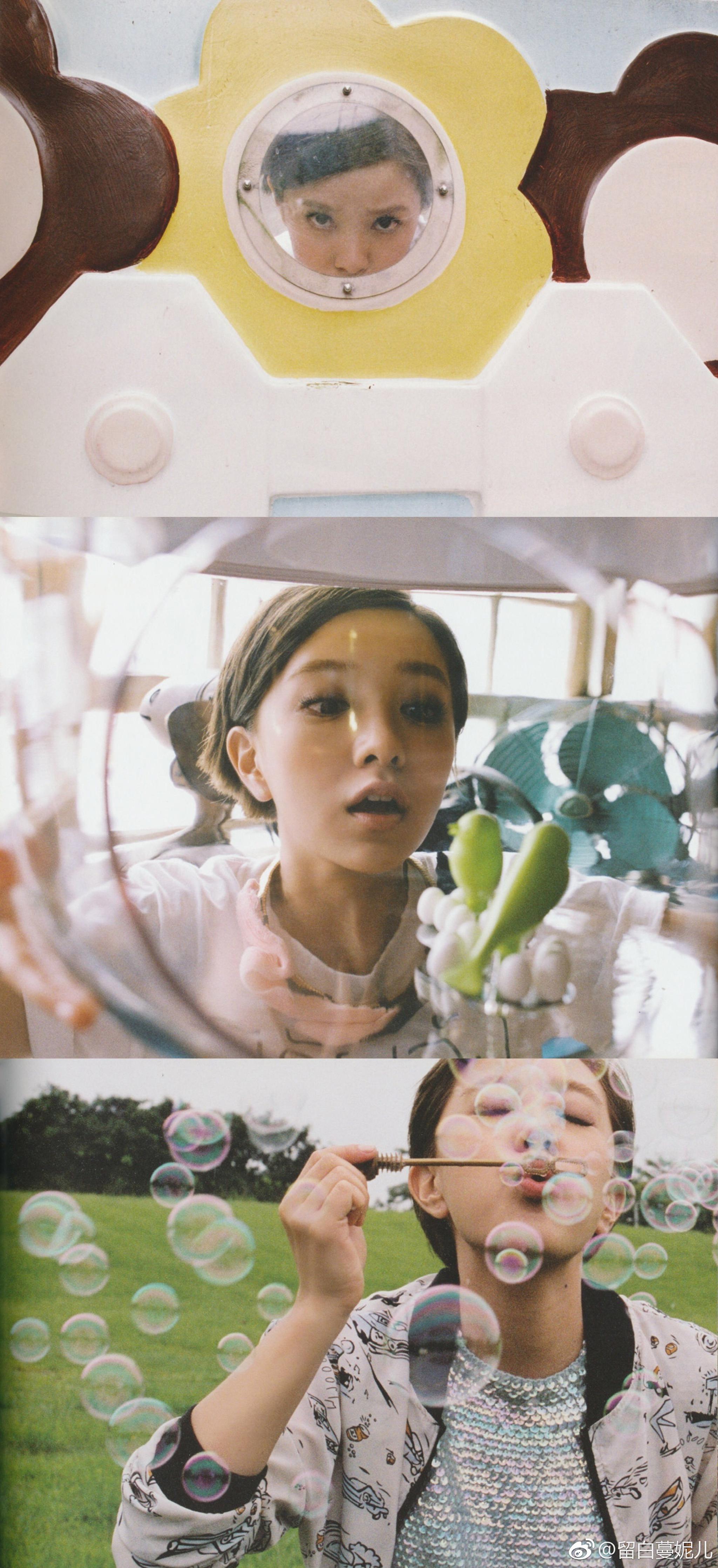 郭采洁×川岛小鸟 , 2012年胶片写真《与女朋友约会》.|郭采洁|川岛|
