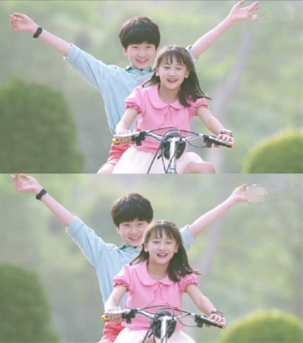 除了私下的交往,天天和森碟一起出演过电影《捉妖记》.