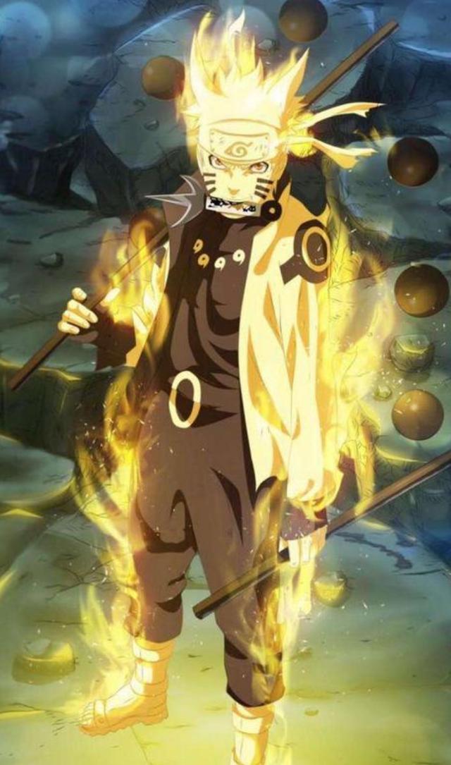 增加了求道玉和黑棒,可以说这个形态下得鸣人是忍界最强!