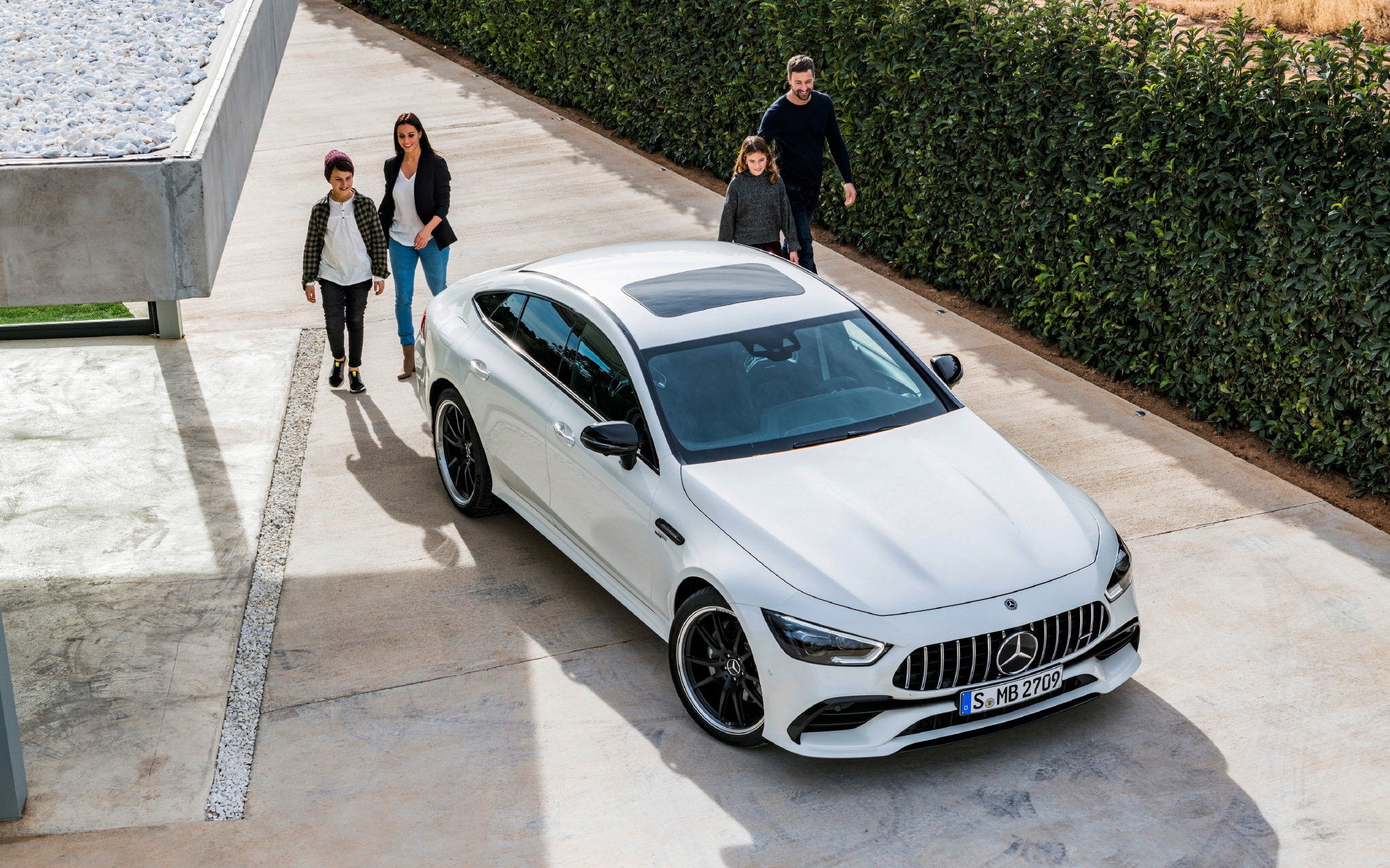 2019梅赛德斯amg gt 4-door coupe图赏4,分辨率3840x2400