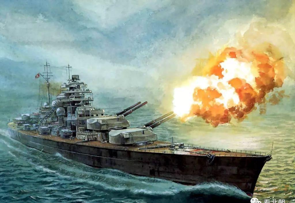 大工业时代暴力美学的极致油画里的巨舰大炮