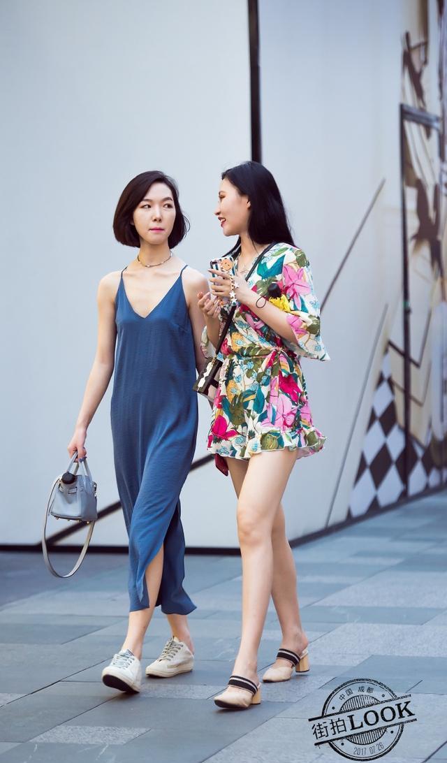 成都夏日街拍, 辣妹子带你清凉过夏日!