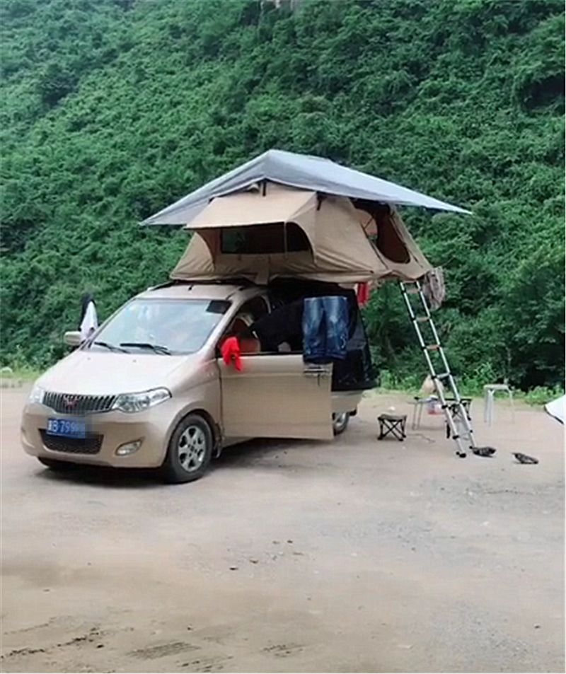 5万五菱改装成房车,车主自驾游,甚是惬意!网友:不用上班么