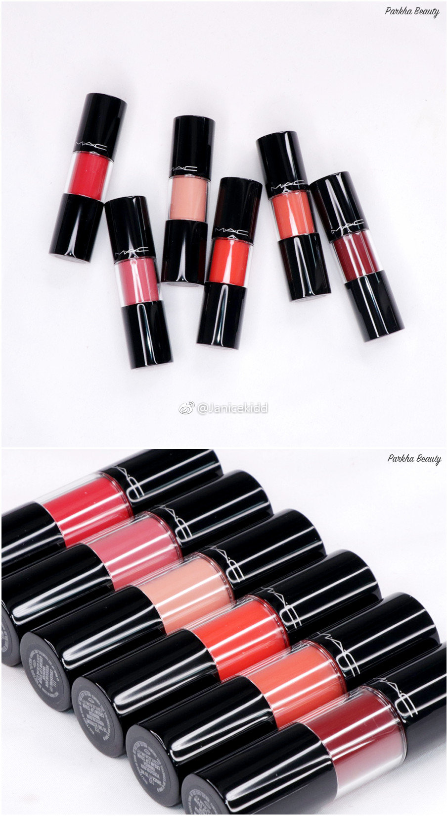 MAC Versicolour Varnish Cream Lip Stain 试色棒棒糖唇釉推出6款秋唇釉橘色棒棒糖_新浪新闻