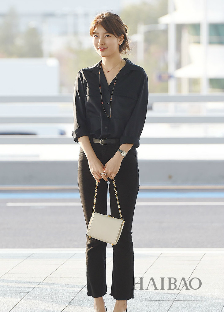 裴秀智街拍图集,土黑圆妹纸瘦身成功后变韩国国民初恋