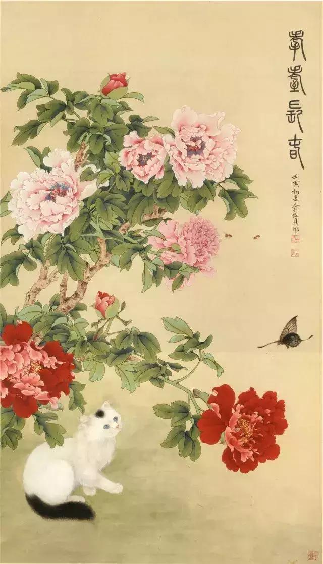 精选工笔牡丹40张美到窒息