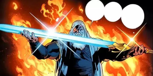 之锤之上还有一把阿斯加的最神秘的剑,那就是奥丁自己私藏的奥丁之剑