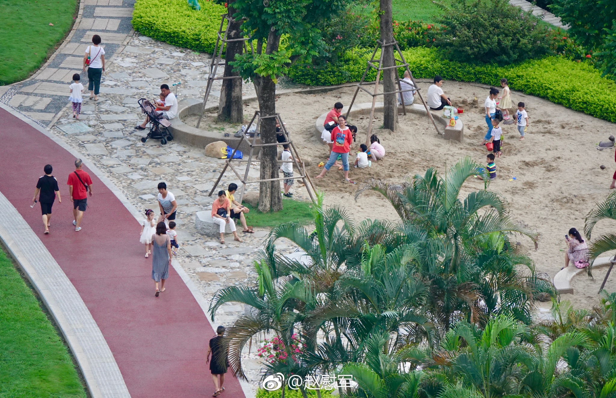 心找到了宁静的地方,厦门南湖公园绿得醉人～周末可以过来散散心哦