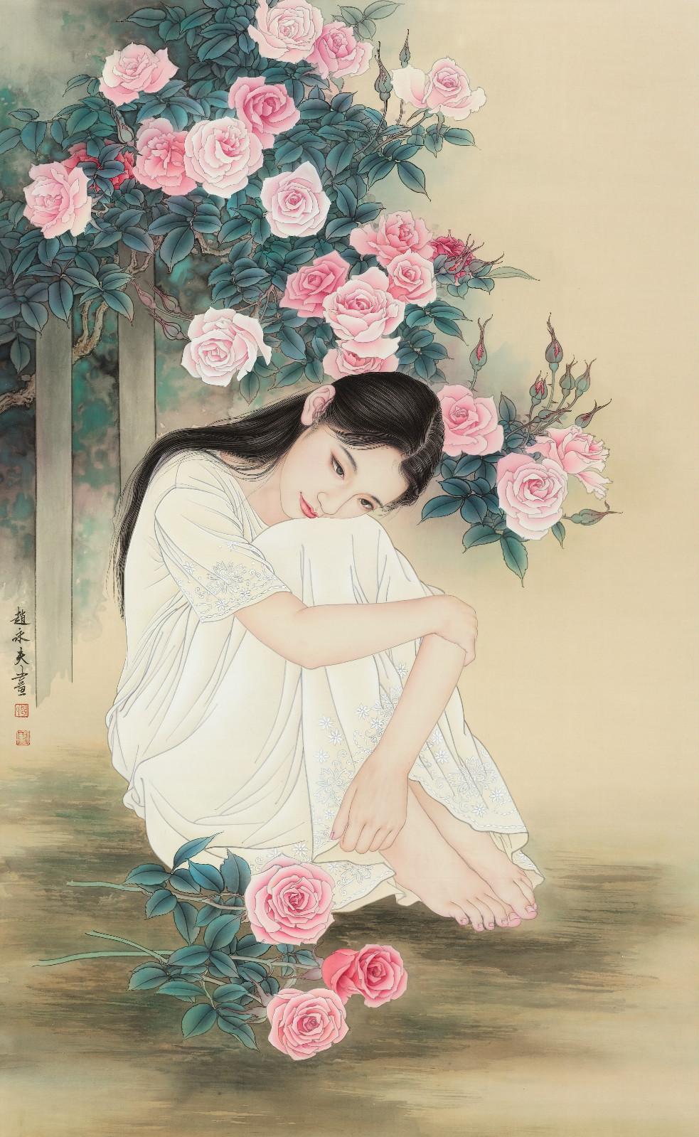 屋中有琴书, 聊以慰幽独——青年画家赵永夫人物画作品欣赏