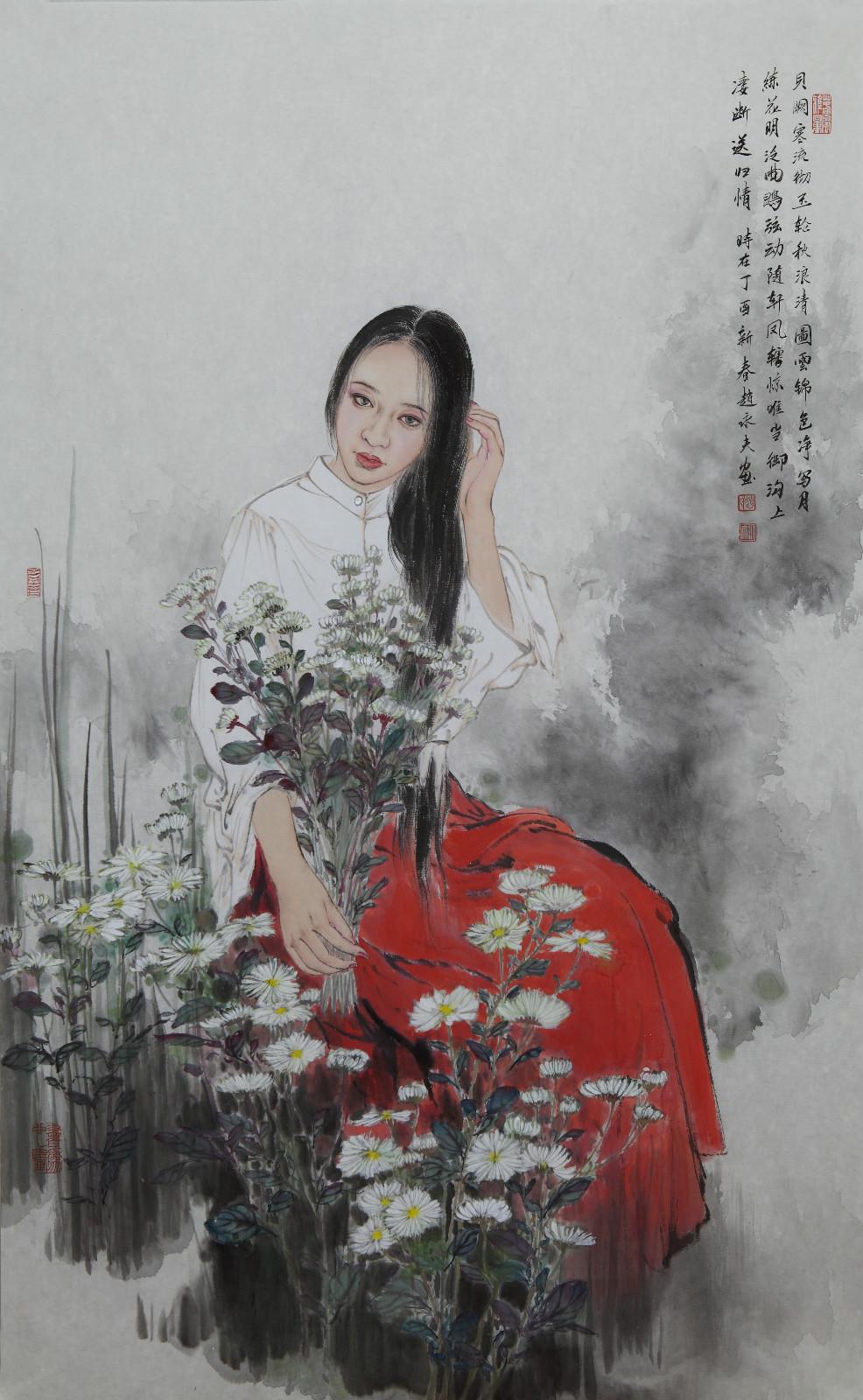 屋中有琴书, 聊以慰幽独——青年画家赵永夫人物画作品欣赏