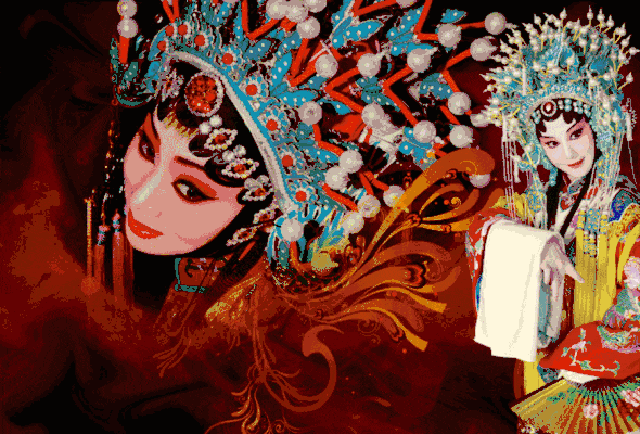 瑞尚创美影视妆面国粹韵味数戏曲戏曲妆中俏花旦